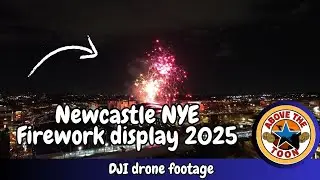 Newcastle Quayside NYE fireworks 2025 display