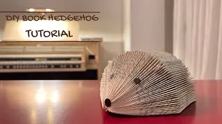 Turn an Old Book into a Hedgehog | Cozy Book Craft