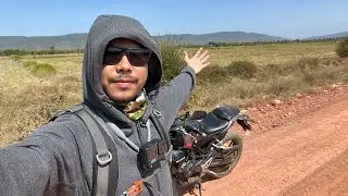 ទំនេរបាន១ថ្ងៃក៏ជិះម៉ូតូទៅលេងស្រុកព្រោះនឹកម៉ែពេក​ ជិះតាមផ្លូវកាត់មានអីប្លែកអារម្មណ៏ម្យ៉ាងដែរ.