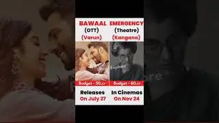 BAWAAL VS EMERGENCY  BOX OFFICE COLLECTION  #shorts