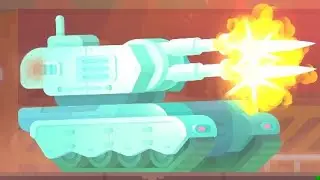 Quick showcase of all attacks of frost tank in tank stars