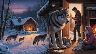 🐺 Frozen Wolves Knock on My Door | Heartwarming Animal Rescue Story