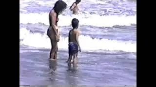 Playa Gu&aacute;nico Abajo - VHS Grabaci&oacute;n - Flias Espino Dominguez - 1993 - 7