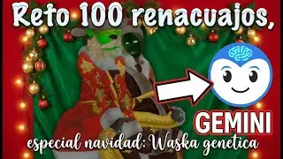 🤯 RETO 100 RENACUAJOS ESPECIAL NAVIDAD 🎄 &iexcl;G&eacute;mini predice la Waska Gen&eacute;tica! 🧬👶