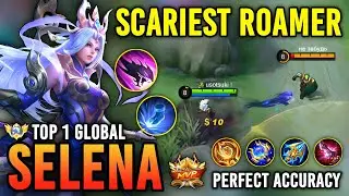 SCARIEST ROAMER!! SELENA BEST BUILD 2023 | TOP 1 GLOBAL SELENA GAMEPLAY - MOBILE LEGENDS