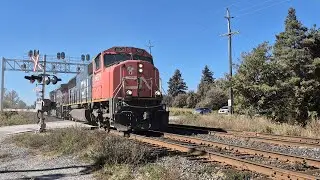 SD70I Lead! CN Z148 - 5601E at Norval - October 03, 2025
