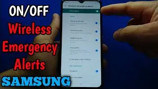 How to Turn ON or OFF Wireless Emergency Alerts in Samsung Galaxy A02