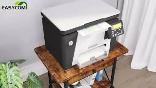 EasyCom Extended Desktop Printer Stand with Storage Drawer(OS-PS106M）