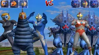 UFE3：Magma Starman/Bakishimu/COSMOS VS Bishop Groka/Ultraman 80/Bishop Groka