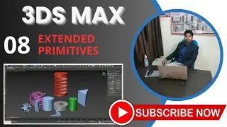 Part - 8 (extended primitives) #3dsmax #tutorial