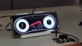 Qt instrument cluster on QNX