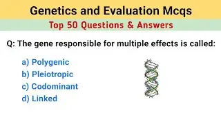 Genetics and Evaluation Mcq | Genetics and Evaluation Questions and Answers