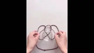 Hang with Rope 🪢#howto #diy #art #hack#terevaaste