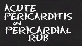 How to Recognize the Symptoms of Pericardial Friction Rub & Acute Pericarditis | With Sound Audio