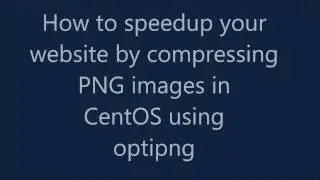 How to compressing png images in Linux with optipng