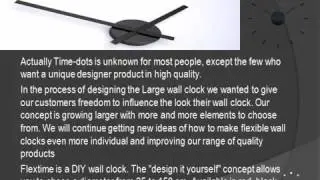 Design Wall Clock and Large Wall Clock : time-dots.com