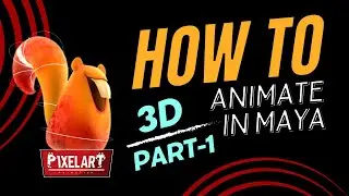 How to animate in maya | in hindi | Pixelart Animation