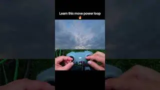 Learn this move power loop slow #drone #fpvdrone