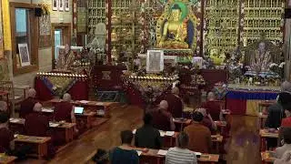 Lama Chopa on Lama Tsonkhapa day