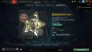 KingR russian talent voice line 2022 contraband sticker dota 2