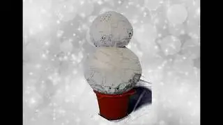 Snowman Pinata Time Lapse!