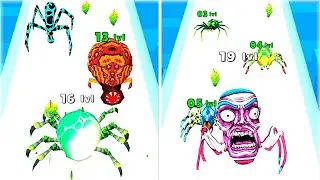 MAX LEVEL in Spider Evolution Run Game!