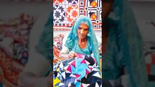 How to cutting sindhi rilli design #shorts #sindhi #art