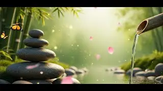 Natural Water Sounds and Piano Music for Deep Sleep, Calm, and Rest깊은 수면과 휴식을 위한 자연의 물소리와 잔잔한 피아노 음악