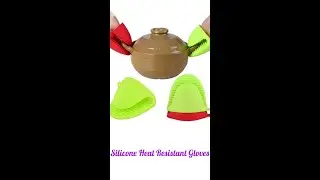 Best Silicone Heat Resistant Gloves ?? Smart Silicone Heat Resistant Gloves ?? #kitchentools#shorts