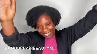 Naturally Straighten Curly Hair | She Was So Excited Achieving This
