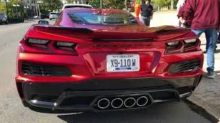 C8 Corvette Z06 Revving