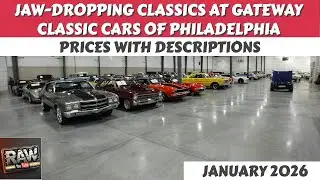 Jaw-Dropping Classics at Gateway Classic Cars of Philadelphia, Filmed by RAW Classic Car Channel.