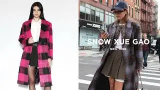 Snow Xue Gao - Wool Plaid Coats