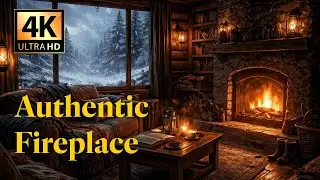 A peaceful mountain cabin for a relaxing stay and sleep Fireplace Ambience( 2 hours)