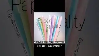 100 Pack Colorful Rolling Papers Pre Rolled Cones King Size - 108mm King Size Pre Rolls Paper with&hellip;