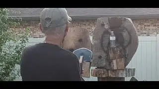 throwing my cold steel Special Forces shovel