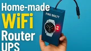 Home made Wi-Fi router UPS at just 250 rupees 