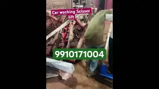 Car washing scissor lift / washing lift / hydraulic washing lift / motorcycle ramp