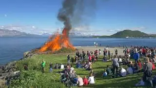 Sankthansfeiring ved Trondenes Historiske senter 2017 (Harstad) - 4k