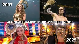 All New Championship Winners In WWE Night Of Champions Match Card Compilation (2007-2025)