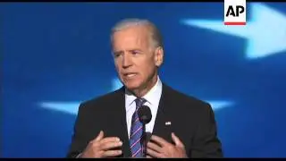Vice President Joe Biden accepts Democratic vice presidential nomination at the Democratic National