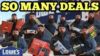 БЕГИТЕ! Lowe's СНОВА СДЕЛАЛ ЭТО. Все предложения по инструментам. Без наполнителя.