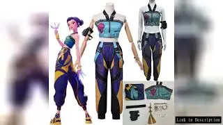 Anime Movie KPop Demon Hunters Zoey Cosplay Costume Uniform Huntrix Rings Earrings Festival Hallowee