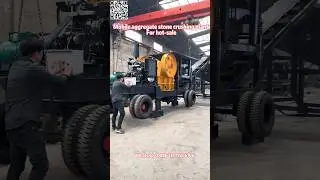Top sale mobile river stone rock crusher, boulder crusher, aggregate stone crushing line plant