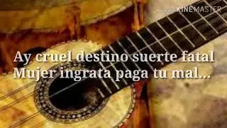 Proyección - Cruel Destino (Letra)