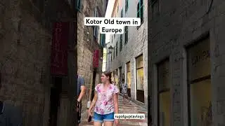 Discovering Kotor's Timeless Charm: Exploring Old Town Europe! 🏰🌍#love #travel #video #views #wow