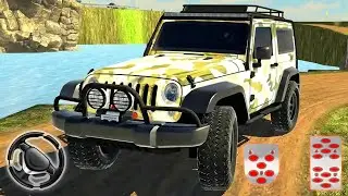 US Jeep Army Offroad Mountain - 4x4 SUV Driving Simulator | Best Android Gameplay