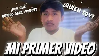 MI PRIMER VIDEO-RICARDO MÉNDEZ