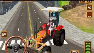 India farmer Game tractor 2025 New In farm corn - Us Tractor farming Game ep7
