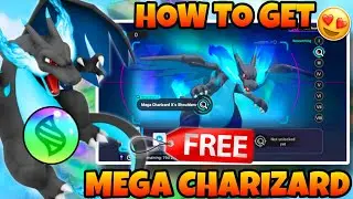 HOW TO GET *FREE*  MEGA CHARIZARD X 🤩🤩 | POKEMON UNITE | IAMBR3 GAMING 🔥